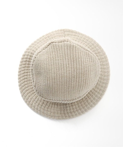 CLIPPER CASUALS（クリッパーカジュアル）の「【CLIPPER CASUALS/クリッパーカジュアル】メリノバケットハット（ハット・レディース・ブラック/ベージュ・FREE）」の5枚目の写真