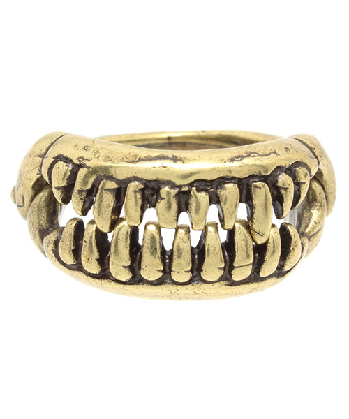 ANCHOR（アンカー）の「Gimmick Tooth RING（リング・レディース・ゴールド/シルバー/ブラック系その他・19号/17号）」の7枚目の写真