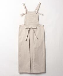 アニエスベー　エプロン ダークグレー ワンピース　ジャンパースカート　To.b アニエスベー エプロン ダークグレー ワンピース ジャンパー