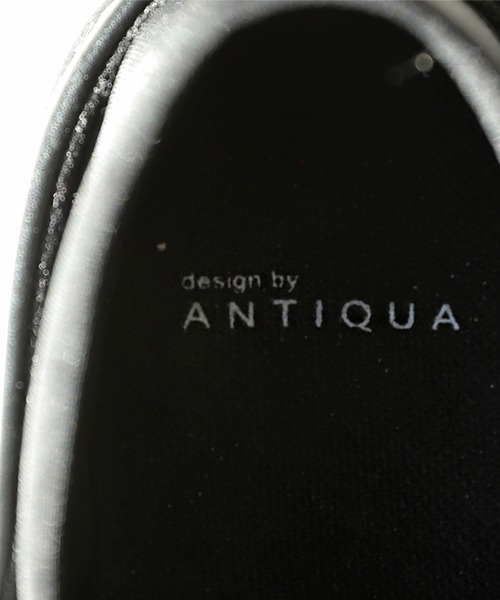 antiqua（アンティカ）の「2WAYボリュームタッセルシューズ（スニーカー・レディース・ブラック・23/24/25）」の10枚目の写真