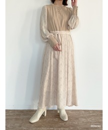 ミニー/スタンドカラーワンピース