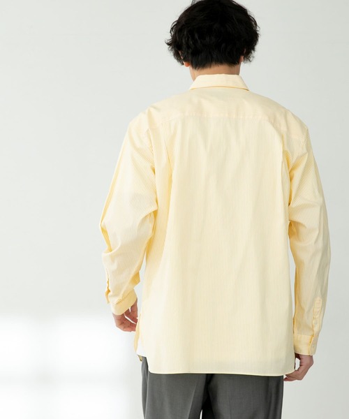 FORK&SPOON（フォークアンドスプーン）の「FORK&SPOON　オックスレギュラーカラーシャツ（シャツ/ブラウス・メンズ・グリーン系その他/イエロー系その他・4/5）」の22枚目の写真