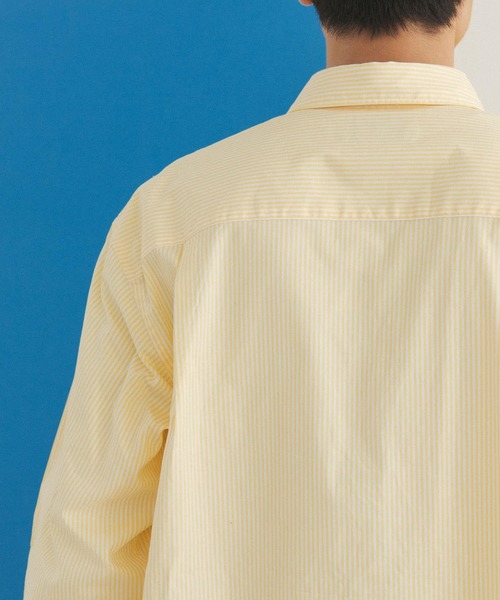 FORK&SPOON（フォークアンドスプーン）の「FORK&SPOON　オックスレギュラーカラーシャツ（シャツ/ブラウス・メンズ・グリーン系その他/イエロー系その他・4/5）」の12枚目の写真