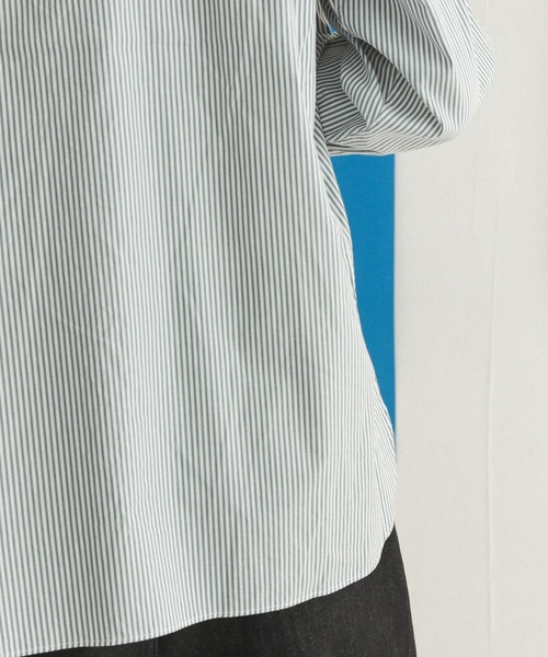 FORK&SPOON（フォークアンドスプーン）の「FORK&SPOON　オックスレギュラーカラーシャツ（シャツ/ブラウス・メンズ・グリーン系その他/イエロー系その他・4/5）」の16枚目の写真