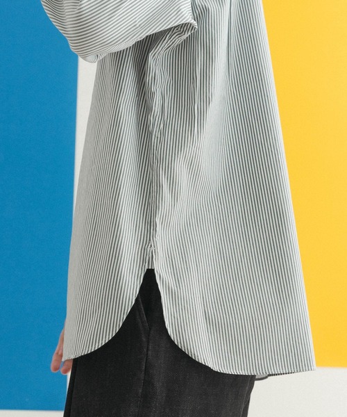 FORK&SPOON（フォークアンドスプーン）の「FORK&SPOON　オックスレギュラーカラーシャツ（シャツ/ブラウス・メンズ・グリーン系その他/イエロー系その他・4/5）」の17枚目の写真