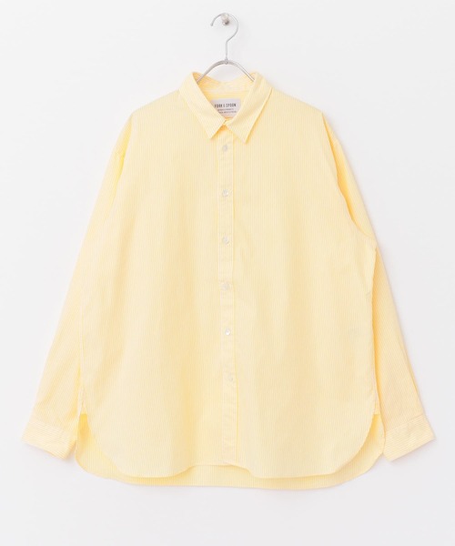 FORK&SPOON（フォークアンドスプーン）の「FORK&SPOON　オックスレギュラーカラーシャツ（シャツ/ブラウス・メンズ・グリーン系その他/イエロー系その他・4/5）」の19枚目の写真
