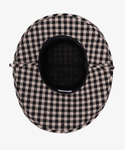 OVERRIDE（オーバーライド）の「OVERRIDE GINGHAM SNAP ROLLHAT（ハット・レディース・ブラック/オレンジ・58cm）」の11枚目の写真