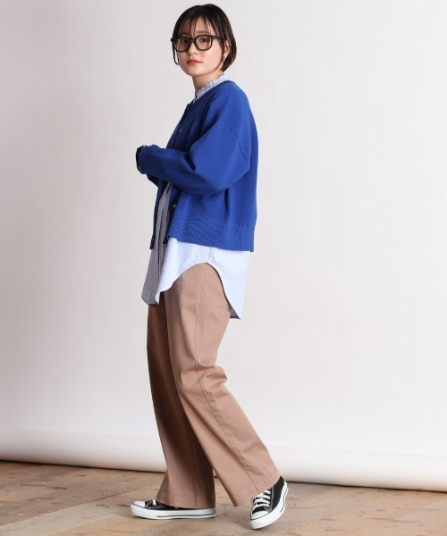 cepo（セポ）の「カラフルクルーネックリブニットカーディガン（カーディガン/ボレロ・レディース・オフホワイト/イエロー/オレンジ/ブルー・M）」の17枚目の写真