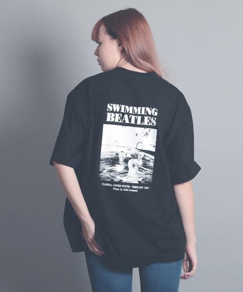 LIFE(ライフ)の「【LIFE/ライフ】magasin photo over size tee/ライフフォトオーバーサイズtee(Tシャツ/カットソー・レディース・ホワイト/ホワイト系その他/ブラック系その他/ブラック・M/L)」の3枚目の写真
