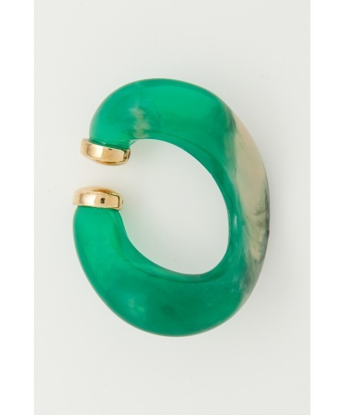 SLY（スライ）の「OVAL BIG EAR CUFF オーバルビッグ イヤーカフ（イヤーカフ・レディース・ブラウン/グリーン・FREE）」の12枚目の写真