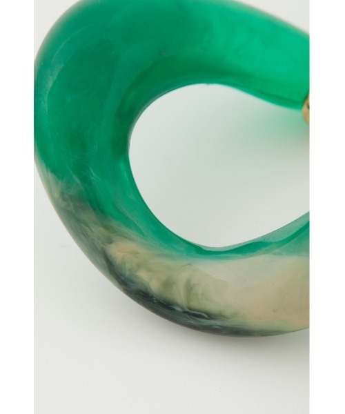 SLY（スライ）の「OVAL BIG EAR CUFF オーバルビッグ イヤーカフ（イヤーカフ・レディース・ブラウン/グリーン・FREE）」の14枚目の写真