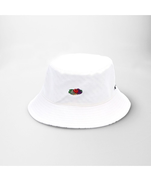FRUIT OF THE LOOM(フルーツオブザルーム)の「FTL REVERSIBLE BUCKET HAT / バケットハット リバーシブル / ユニセックス ジェンダーレス(ハット・メンズ・ブラック/ホワイト・FREE)」の2枚目の写真