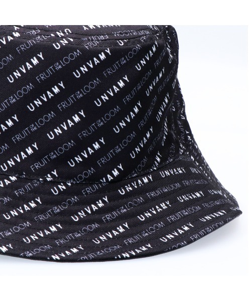 FRUIT OF THE LOOM(フルーツオブザルーム)の「FTL REVERSIBLE BUCKET HAT / バケットハット リバーシブル / ユニセックス ジェンダーレス(ハット・メンズ・ブラック/ホワイト・FREE)」の8枚目の写真