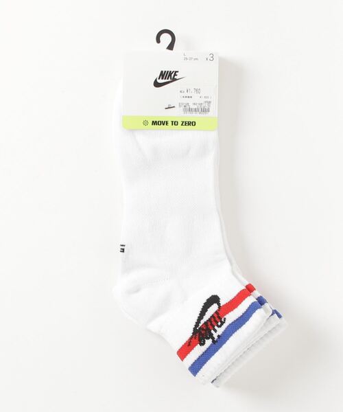 NIKE（ナイキ）の「NIKE/ナイキ/ANKLE SOCKS（ソックス/靴下・メンズ・ホワイト/ブラック・27）」の12枚目の写真