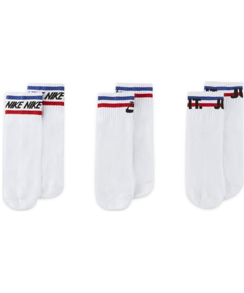 NIKE（ナイキ）の「NIKE/ナイキ/ANKLE SOCKS（ソックス/靴下・メンズ・ホワイト/ブラック・27）」の9枚目の写真