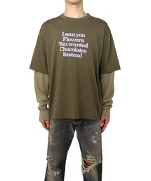 MYne | 【MYne】Combined Print Long Sleeve T-shirt(Tシャツ/カットソー)