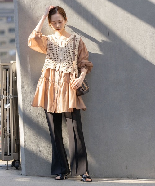 【田中様限定】 mysty woman（ミスティウーマン）の「ティアードシアーチュニック