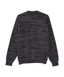 HYSTERIC GLAMOUR | HAVE FUN TYPE LOGO柄 プルオーバー(ニット/セーター)