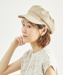 メタルプレート付きマリンキャップ