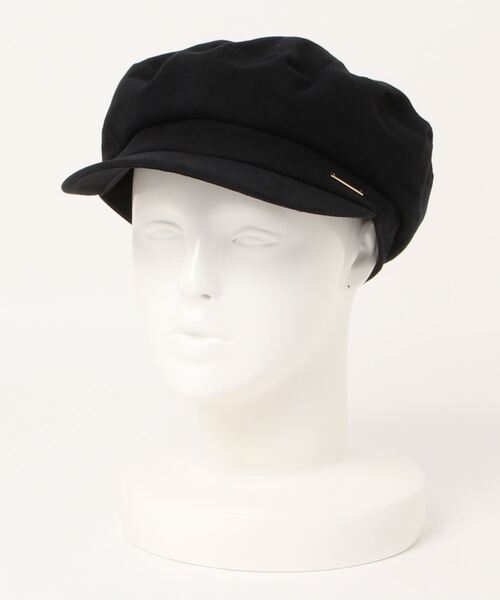 ROPE' PICNIC(ロペピクニック)の「メタルプレート付きマリンキャップ(キャスケット・レディース・キナリ/ブラック・FREE)」の4枚目の写真