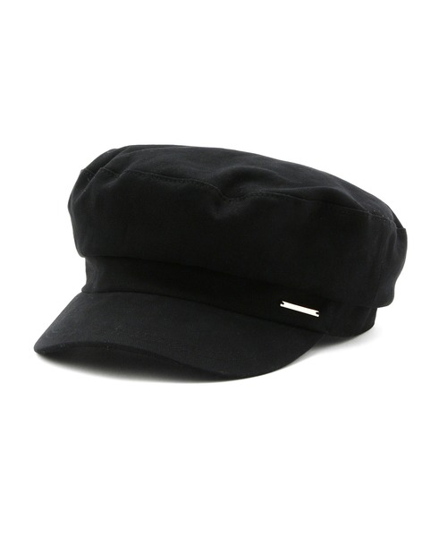 ROPE' PICNIC(ロペピクニック)の「メタルプレート付きマリンキャップ(キャスケット・レディース・キナリ/ブラック・FREE)」の6枚目の写真