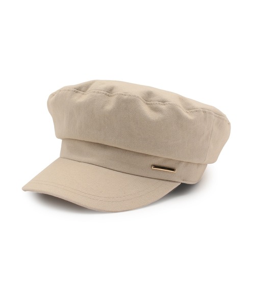 ROPE' PICNIC(ロペピクニック)の「メタルプレート付きマリンキャップ(キャスケット・レディース・キナリ/ブラック・FREE)」の9枚目の写真