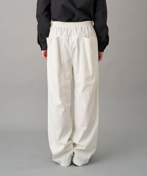 MIOSMOKEY(MIOSMOKEY)の「MIOSMOKEY DRAW-ST PT (221PT002-B)(スラックス・メンズ・グレー/ホワイト・46)」の5枚目の写真