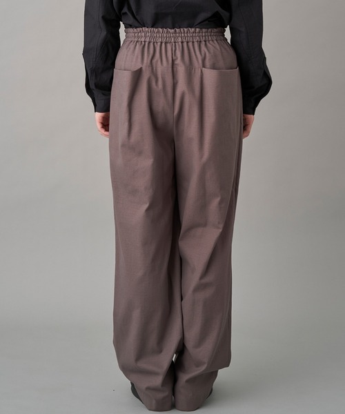 MIOSMOKEY(MIOSMOKEY)の「MIOSMOKEY DRAW-ST PT (221PT002-B)(スラックス・メンズ・グレー/ホワイト・46)」の10枚目の写真