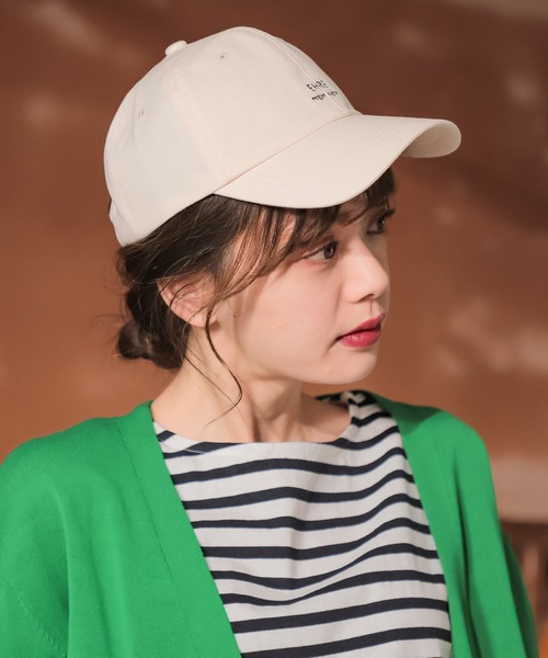 Honeys（ハニーズ）の「ロゴキャップ（キャップ・レディース・ブラック/アイボリー/ベージュ/グリーン/コーラルピンク/モカ/ダークグリーン・FREE）」の11枚目の写真