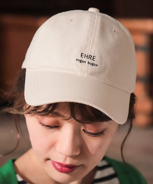 Honeys（ハニーズ）の「ロゴキャップ（キャップ・レディース・ブラック/アイボリー/ベージュ/グリーン/コーラルピンク/モカ/ダークグリーン・FREE）」の13枚目の写真