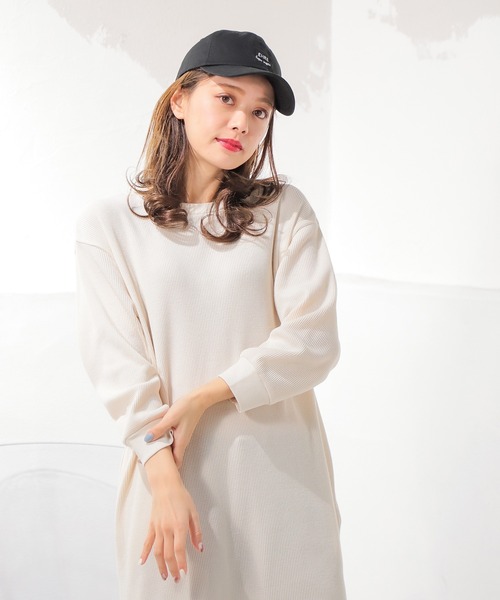 Honeys（ハニーズ）の「ロゴキャップ（キャップ・レディース・ブラック/アイボリー/ベージュ/グリーン/コーラルピンク/モカ/ダークグリーン・FREE）」の16枚目の写真