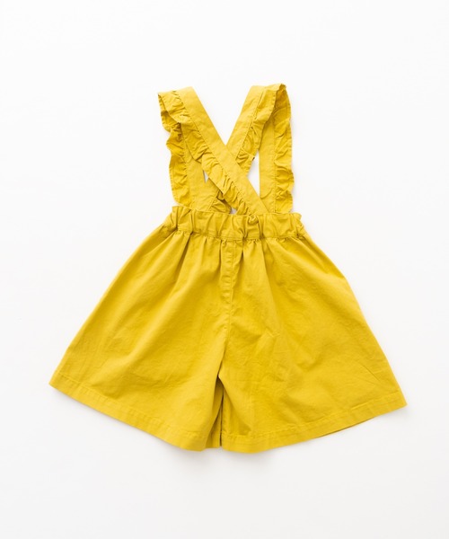 RUGGEDWORKS（ラゲッドワークス）の「《お揃い》　サス付タックキュロット（サロペット/オーバーオール・キッズ・マスタード/ネイビー・140/90/100/150/110/130/120）」の18枚目の写真