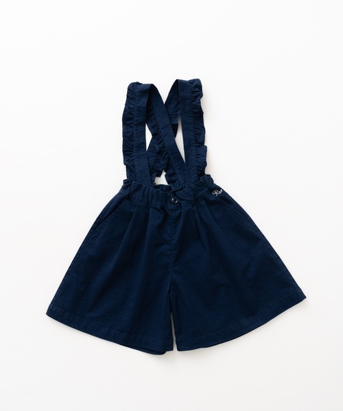 RUGGEDWORKS（ラゲッドワークス）の「《お揃い》　サス付タックキュロット（サロペット/オーバーオール・キッズ・マスタード/ネイビー・140/90/100/150/110/130/120）」の16枚目の写真