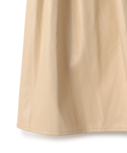 ReNorm（リノーム）の「フェイクレザーラップスカート（スカート・レディース・ベージュ/ミント/ブラウン・S/M）」の22枚目の写真