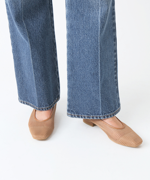 Simplicite（サンプリシテ）の「メッシュフラットシューズ◆（その他シューズ・レディース・ホワイト/ブラック/ベージュ・SMALL/MEDIUM/LARGE）」の3枚目の写真