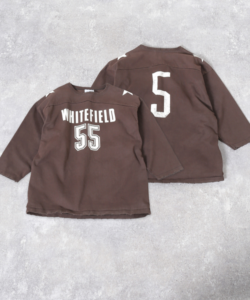 JOURNAL STANDARD(ジャーナルスタンダード)の「【EROTS×JOURNAL STANDARD】 フットボールTシャツ(Tシャツ/カットソー・メンズ・ブラック/ブラックミックス/ブラック系その他・FREE)」の2枚目の写真