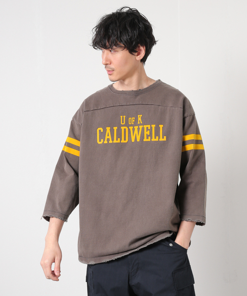 JOURNAL STANDARD(ジャーナルスタンダード)の「【EROTS×JOURNAL STANDARD】 フットボールTシャツ(Tシャツ/カットソー・メンズ・ブラック/ブラックミックス/ブラック系その他・FREE)」の7枚目の写真