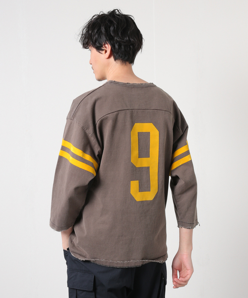 JOURNAL STANDARD(ジャーナルスタンダード)の「【EROTS×JOURNAL STANDARD】 フットボールTシャツ(Tシャツ/カットソー・メンズ・ブラック/ブラックミックス/ブラック系その他・FREE)」の8枚目の写真
