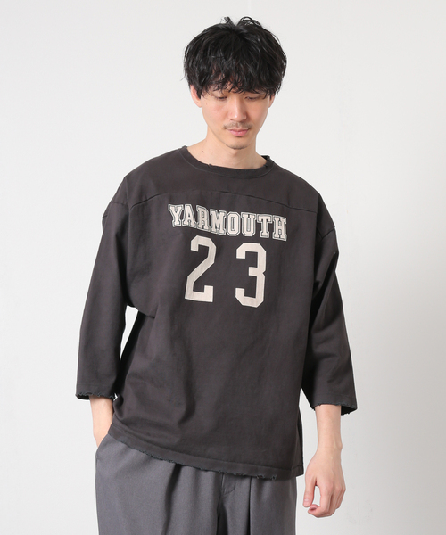 JOURNAL STANDARD(ジャーナルスタンダード)の「【EROTS×JOURNAL STANDARD】 フットボールTシャツ(Tシャツ/カットソー・メンズ・ブラック/ブラックミックス/ブラック系その他・FREE)」の9枚目の写真
