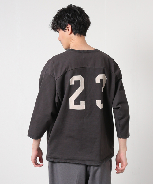 JOURNAL STANDARD(ジャーナルスタンダード)の「【EROTS×JOURNAL STANDARD】 フットボールTシャツ(Tシャツ/カットソー・メンズ・ブラック/ブラックミックス/ブラック系その他・FREE)」の10枚目の写真