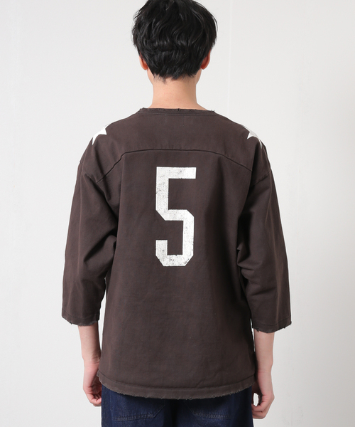 JOURNAL STANDARD(ジャーナルスタンダード)の「【EROTS×JOURNAL STANDARD】 フットボールTシャツ(Tシャツ/カットソー・メンズ・ブラック/ブラックミックス/ブラック系その他・FREE)」の13枚目の写真