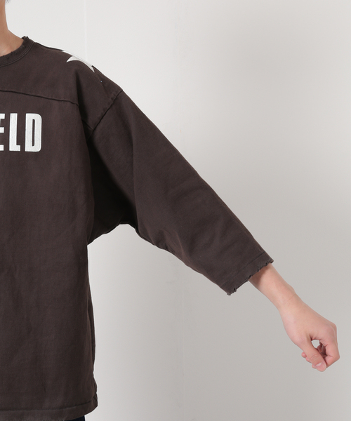 JOURNAL STANDARD(ジャーナルスタンダード)の「【EROTS×JOURNAL STANDARD】 フットボールTシャツ(Tシャツ/カットソー・メンズ・ブラック/ブラックミックス/ブラック系その他・FREE)」の16枚目の写真