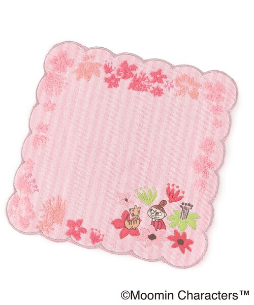 SHOO・LA・RUE(シューラルー)の「【ムーミン】リトルミイコバナ ミニタオル(ハンカチ/ハンドタオル・レディース・ピンク系・00)」の1枚目の写真
