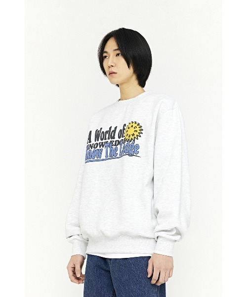 VIVASTUDIO（ビバスタジオ）の「PEACE SWEATSHIRT（スウェット・メンズ・ライトグレー/マスタード・MEDIUM/LARGE）」の12枚目の写真