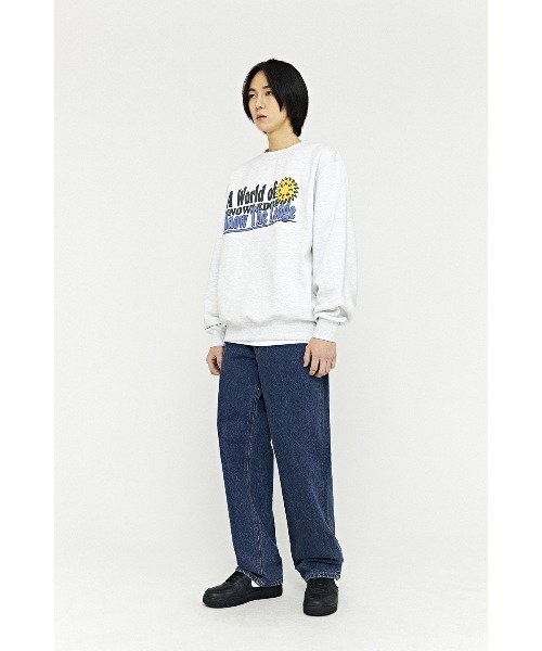 VIVASTUDIO（ビバスタジオ）の「PEACE SWEATSHIRT（スウェット・メンズ・ライトグレー/マスタード・MEDIUM/LARGE）」の14枚目の写真