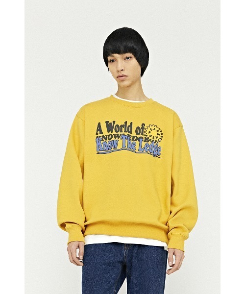 VIVASTUDIO（ビバスタジオ）の「PEACE SWEATSHIRT（スウェット・メンズ・ライトグレー/マスタード・MEDIUM/LARGE）」の15枚目の写真