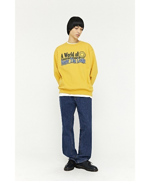 VIVASTUDIO（ビバスタジオ）の「PEACE SWEATSHIRT（スウェット・メンズ・ライトグレー/マスタード・MEDIUM/LARGE）」の18枚目の写真