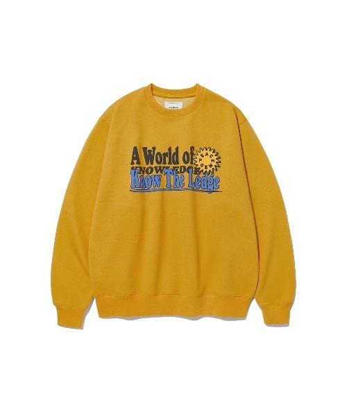 VIVASTUDIO（ビバスタジオ）の「PEACE SWEATSHIRT（スウェット・メンズ・ライトグレー/マスタード・MEDIUM/LARGE）」の6枚目の写真