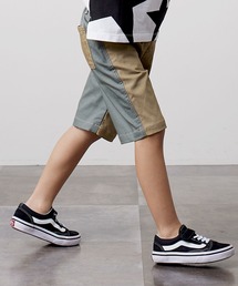 バイカラーストレッチハーフパンツ