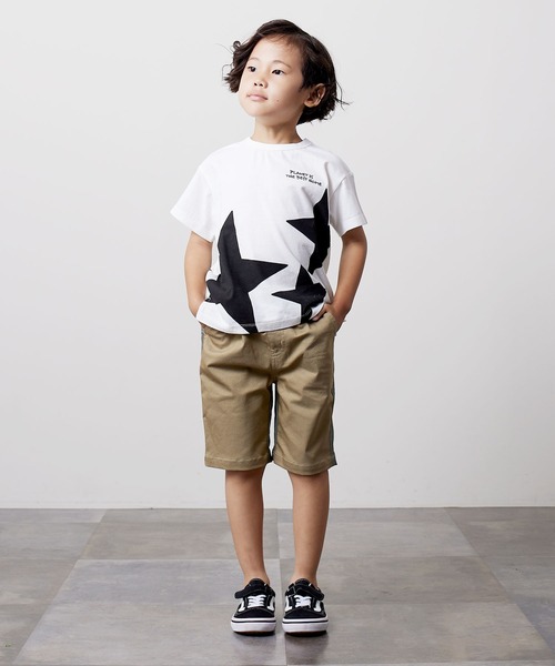 DILASH(ディラッシュ)の「バイカラーストレッチハーフパンツ(その他パンツ・キッズ・ブルー/ベージュ/グレー・110/140/130/120/90/100/80)」の8枚目の写真